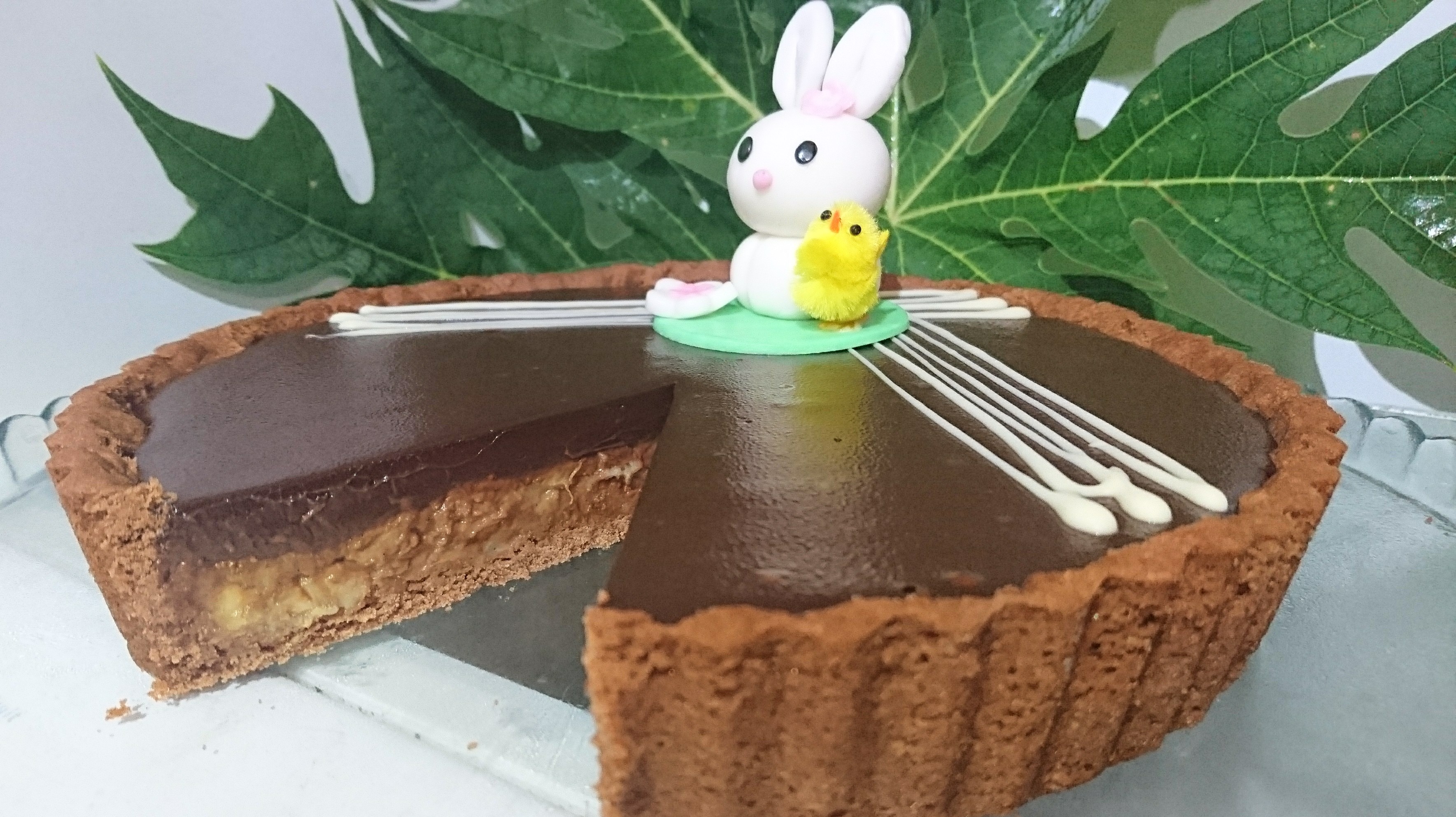 Tarte Banane Chocolat