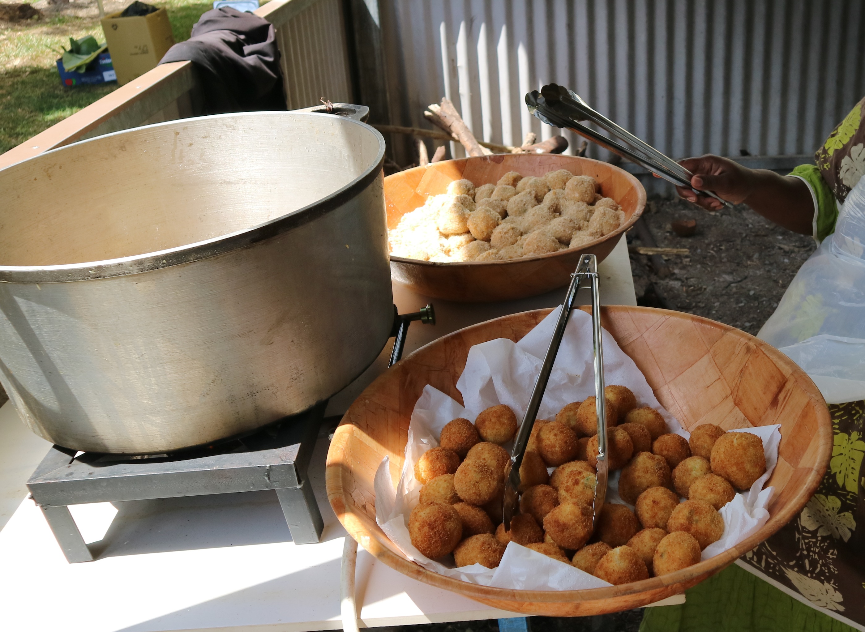 Croquette de poisson et manioc