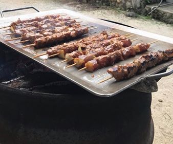 Brochettes de cerf et sa marinade